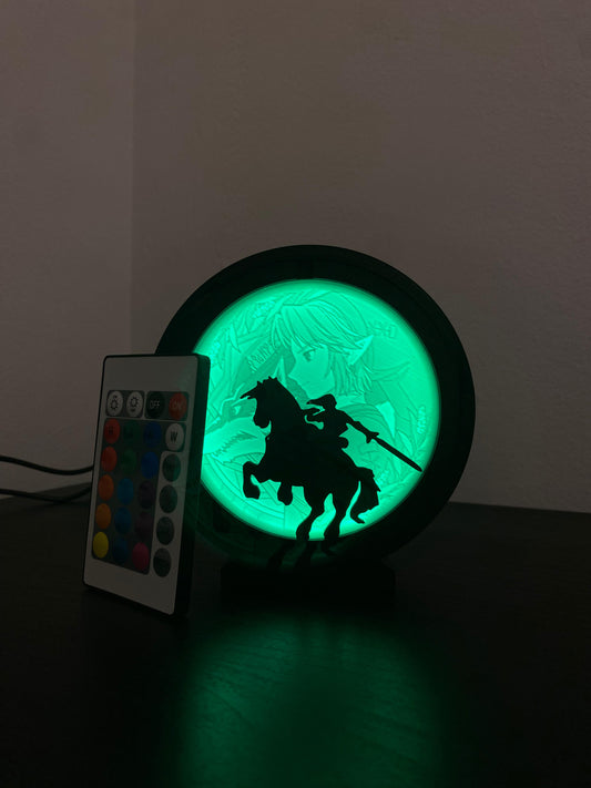 Lámparas LED Link Epona Zelda - Lámparas LED Videojuegos diseño impresión 3D