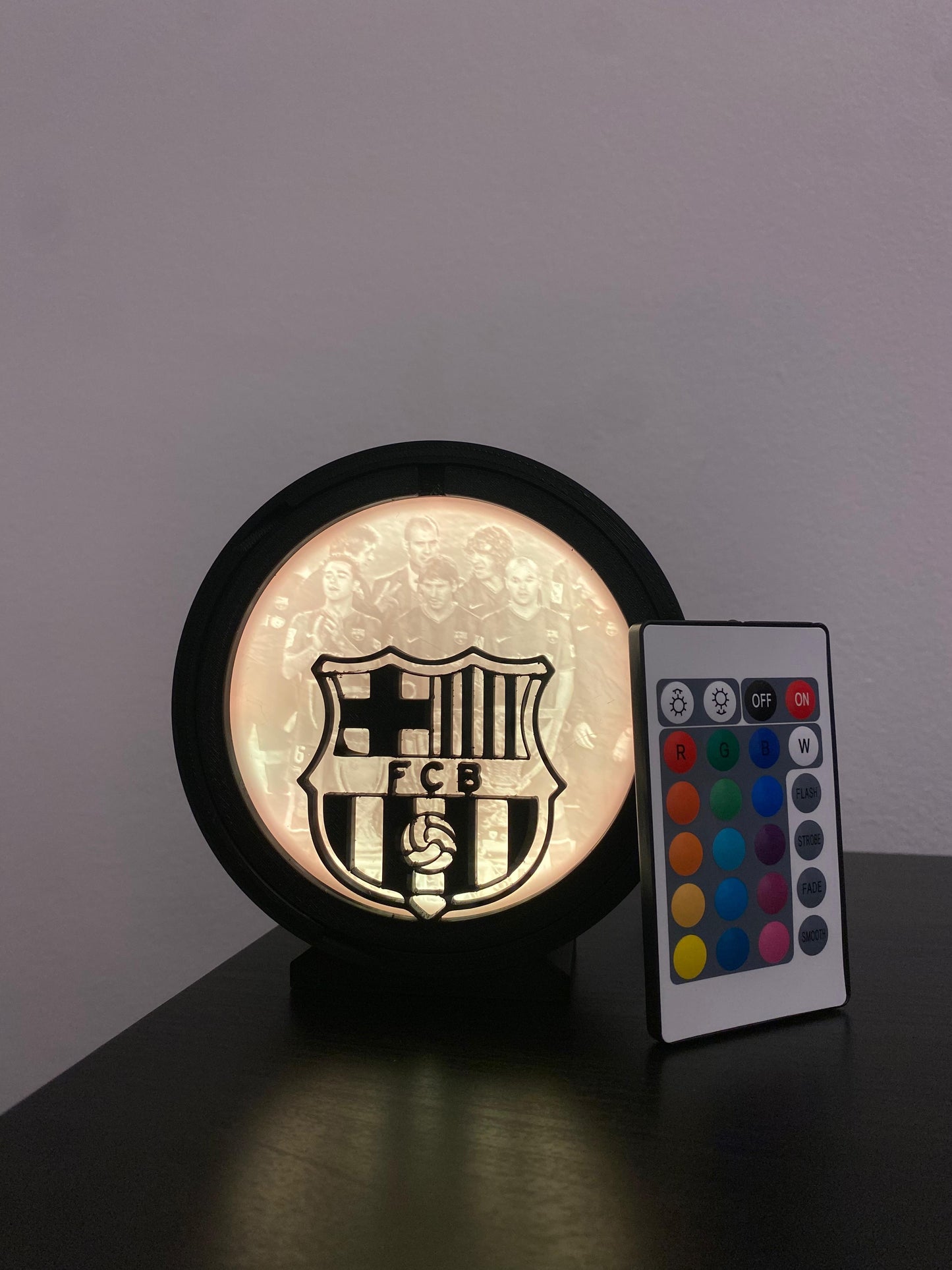 Lámparas LED de Fútbol - Barça, Real Madrid...