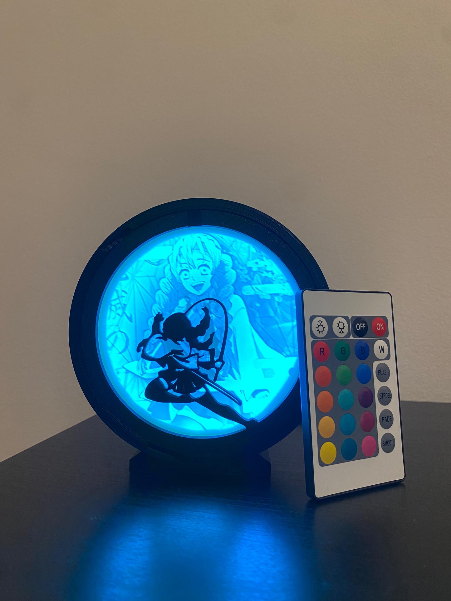 Lámpara LED Mitsuri - Lámparas LED Demon Slayer diseño impresión 3D