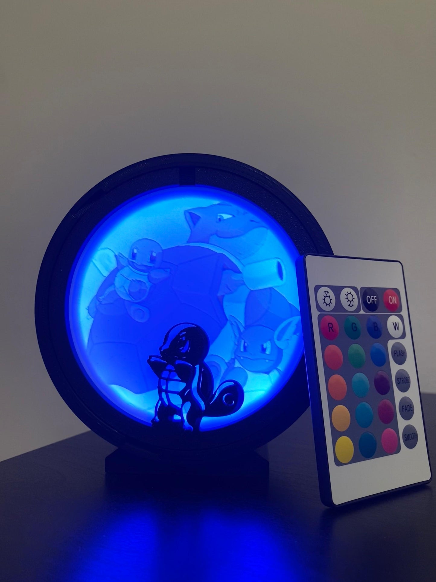 Lámpara LED Squirtle Evolutions - Lámparas LED Pokemon diseño impresión 3D