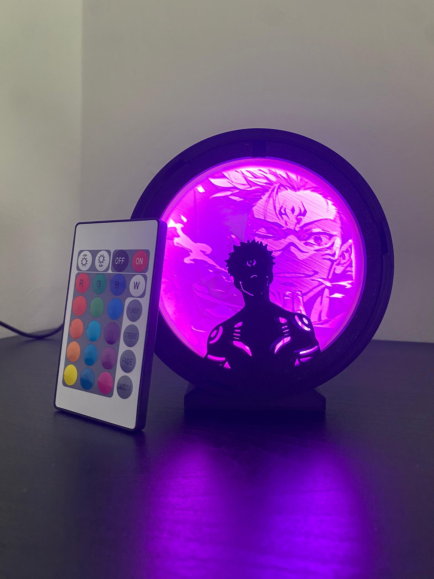 Lámpara LED Sukuna - Lámparas LED Jujutsu Kaisen diseño impresión 3D