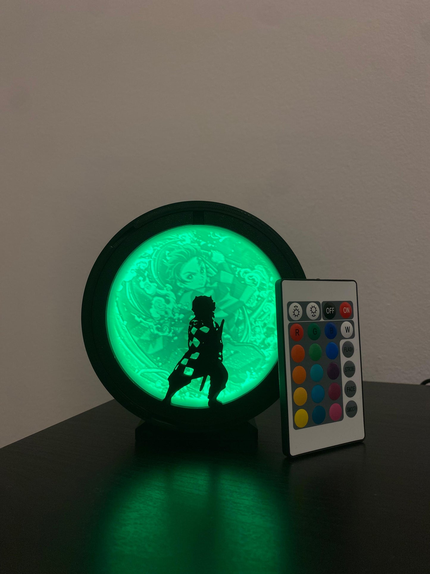 Lámpara LED Tanjiro - Lámparas LED Demon Slayer diseño impresión 3D