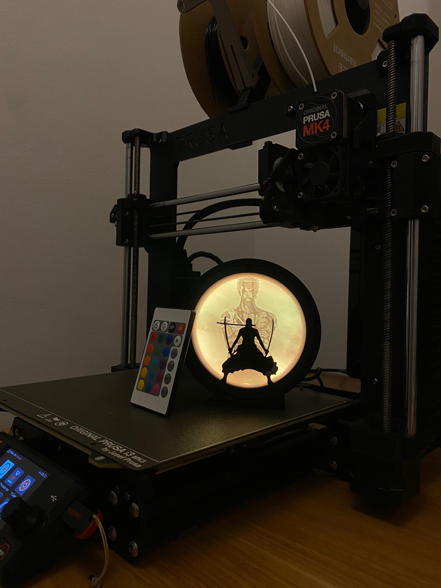 Lámpara LED Zoro Impresión 3D - Lámparas LED Anime One Piece