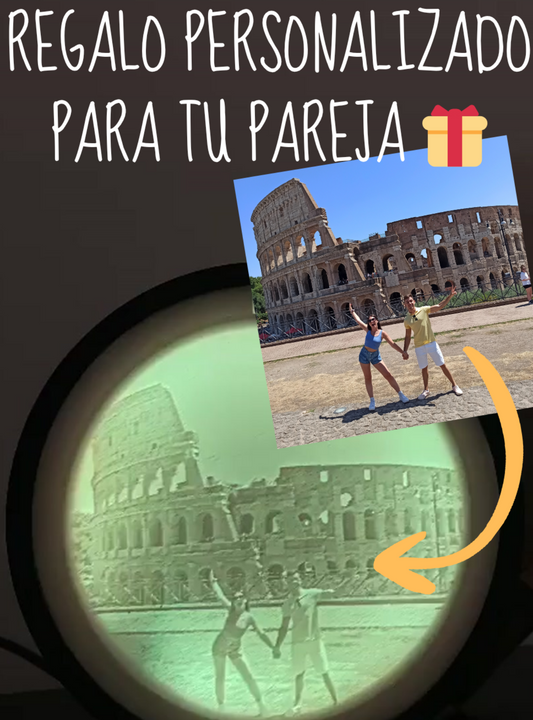 Lámpara personalizada con foto para regalar a tu pareja- litofania personalizada