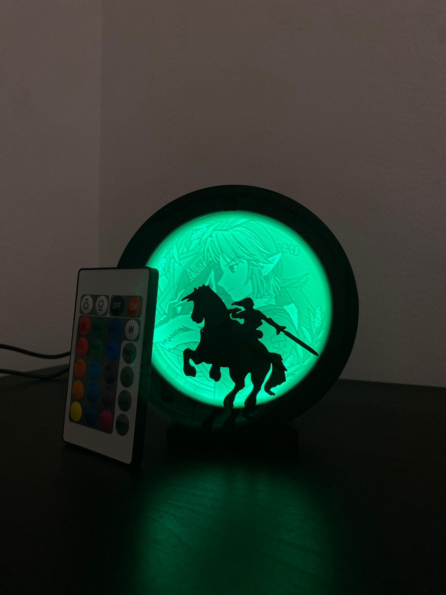 Lámparas LED Link Epona Zelda - Lámparas LED Videojuegos diseño impresión 3D