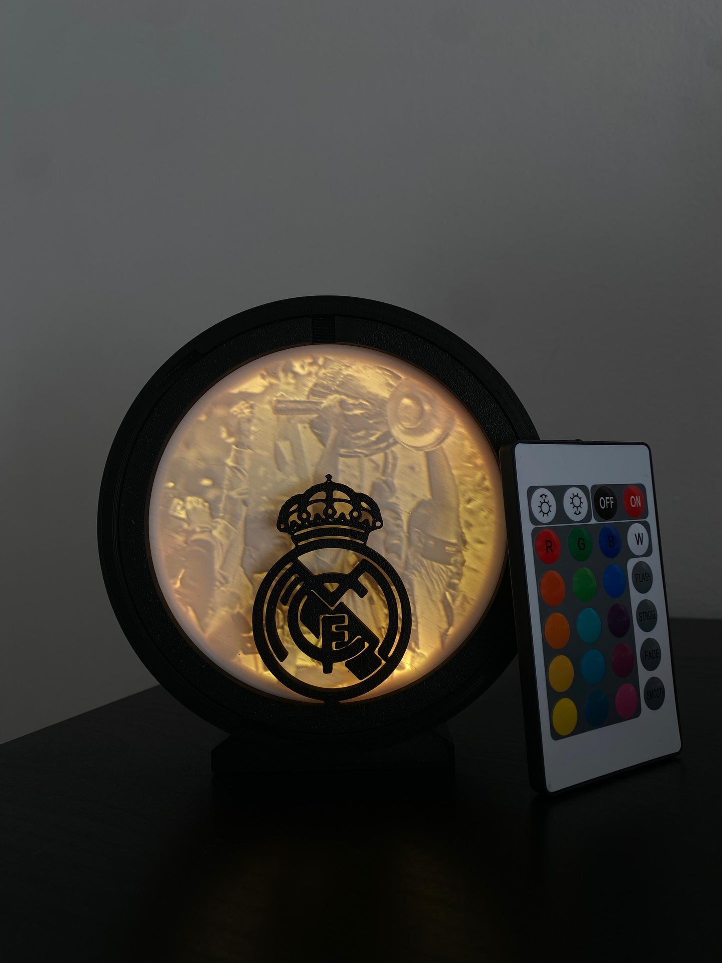 Lámparas LED Real Madrid RMA Casillas La Décima - Lámparas LED Fútbol diseño impresión 3D