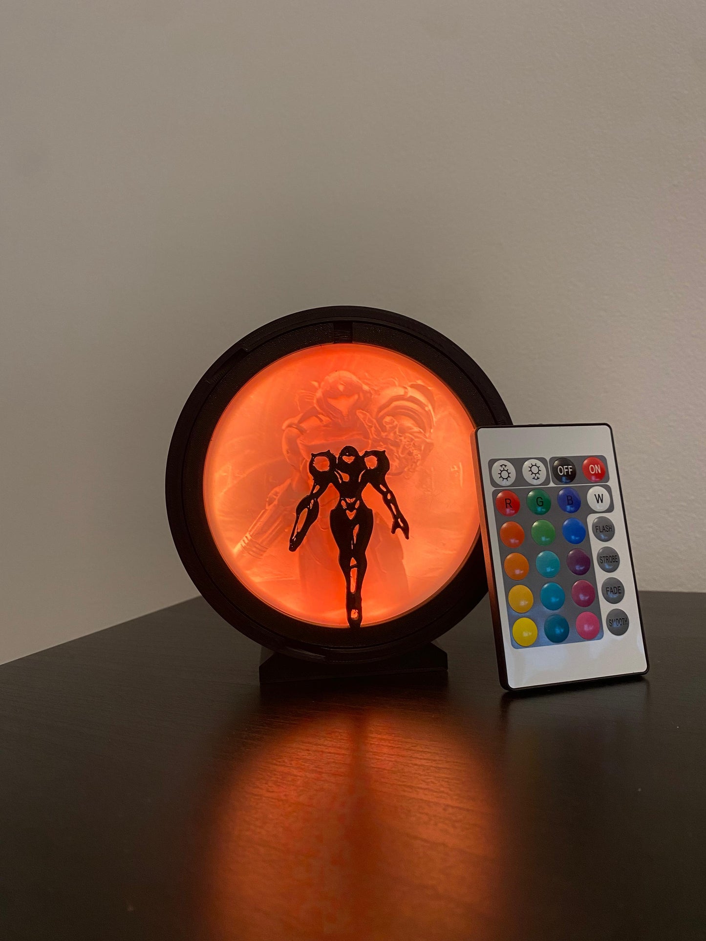 Lámparas LED Samus Metroid - Lámparas LED Videojuegos diseño impresión 3D
