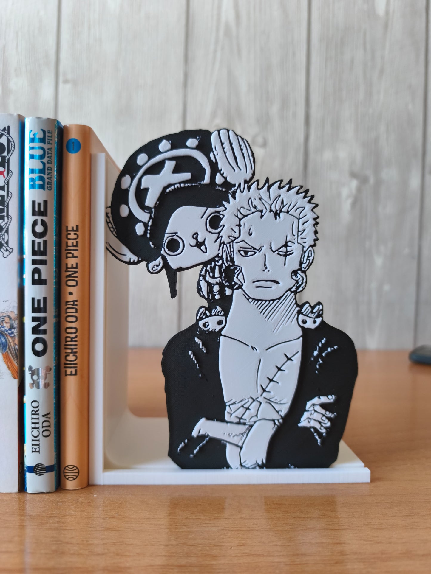Sujetalibros anime impresión 3D de One Piece - Zoro Chopper