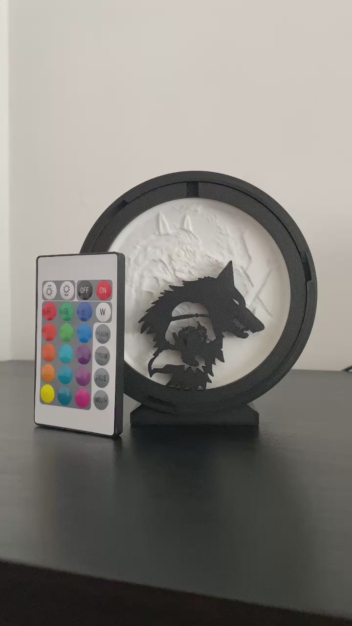 lampara led estudio ghibli mononoke