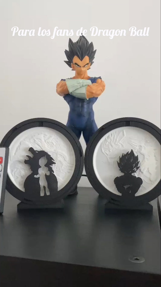 Lámparas LED Anime Dragon Ball - Diseño impresión 3D